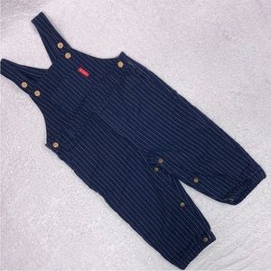 Reiki Trees Pinstriped Lined Overalls (36 months)